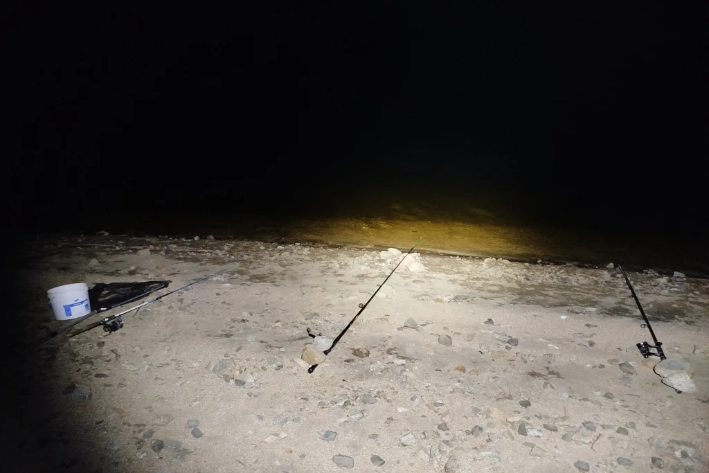 Posbírané udice nastražené na candáta