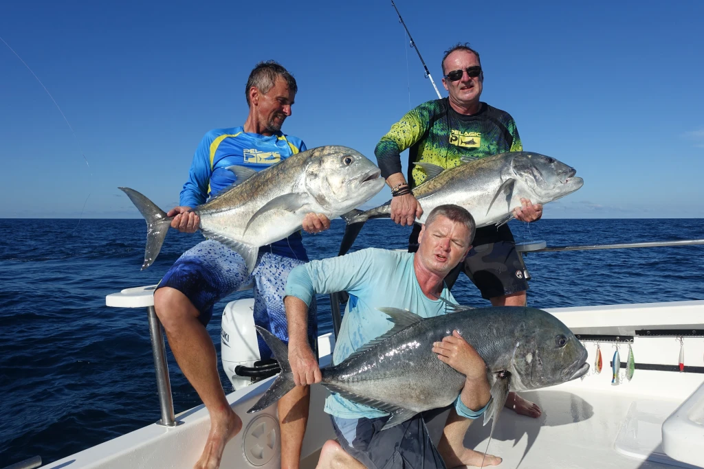 Ulovit tři velké kranasy obrovské – GT zároveň, to je důvod k radosti. A společná radost se vždy násobí