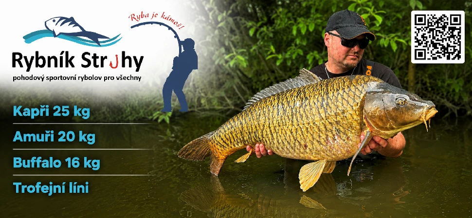 Sportovní rybolov - rybník Struhy